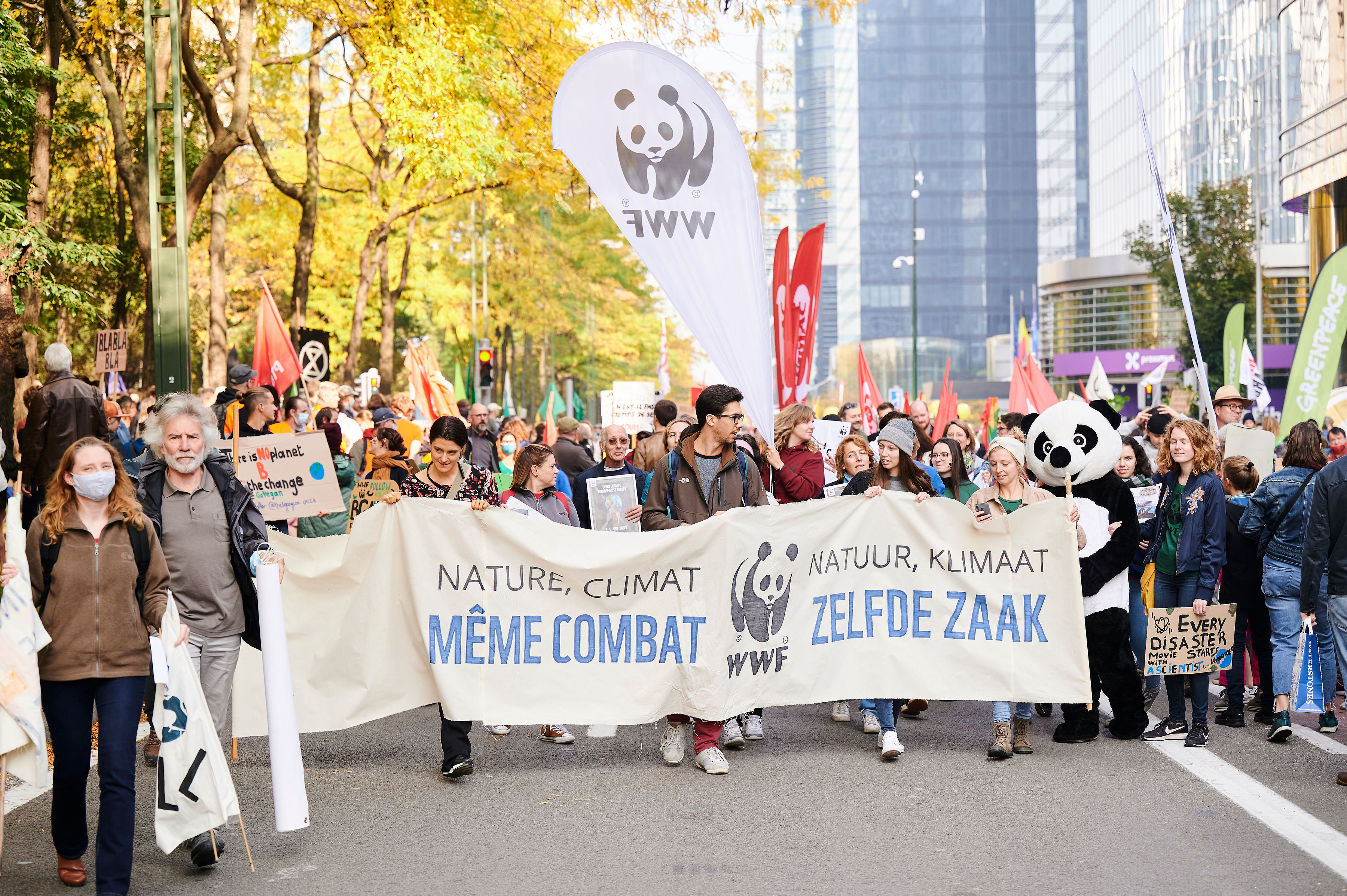 Marche Pour Le Climat 2023 WWF Belgique