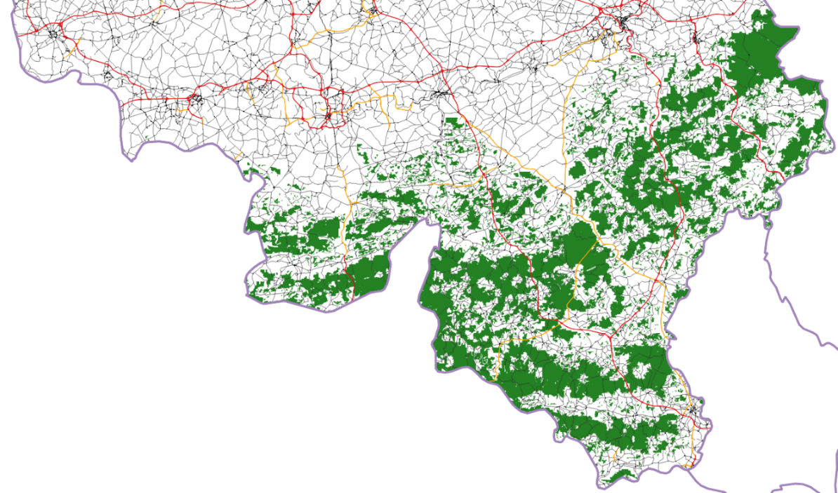 WWF lynx map BE