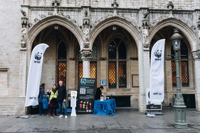 Grand-Place Earth Hour 2023