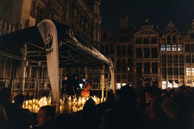 Concert Grand Place Earth Hour